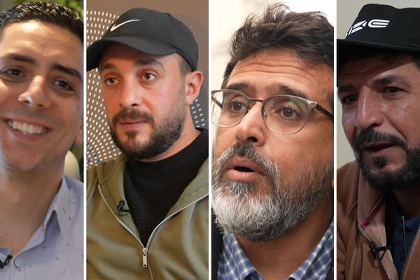 De gauche à droite : Burak, Mohamed, Waleed, Moussa