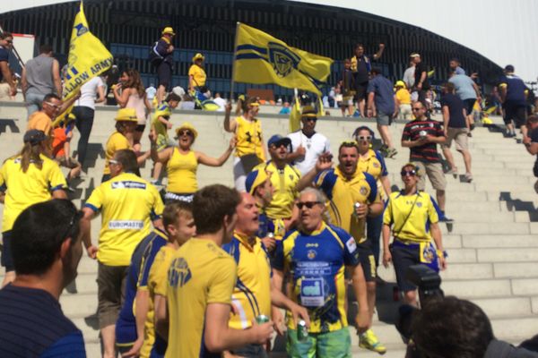 Les Clermontois se sont déplacés en masse pour soutenir leur équipe face au Racing 92.