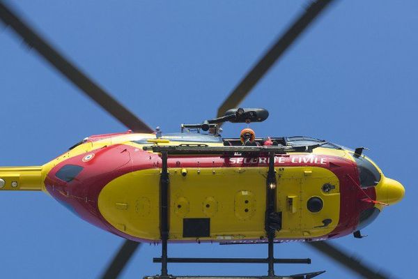 l'helicoptere de la sécurite civile 