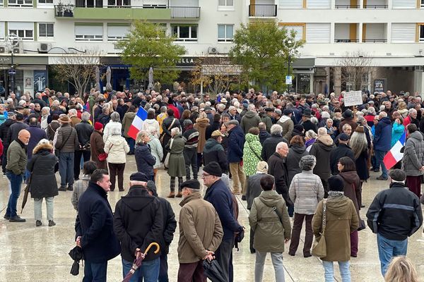 Le rassemblement a eu lieu place de la République.