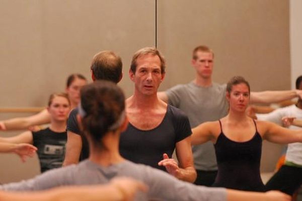 Robert Swinston au cours d'un Master Class au Merce Cunningham Dance Compagny à New-York