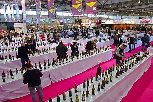 Montpellier - Salon Vinisud - les dégustations des vins du monde - 2012.