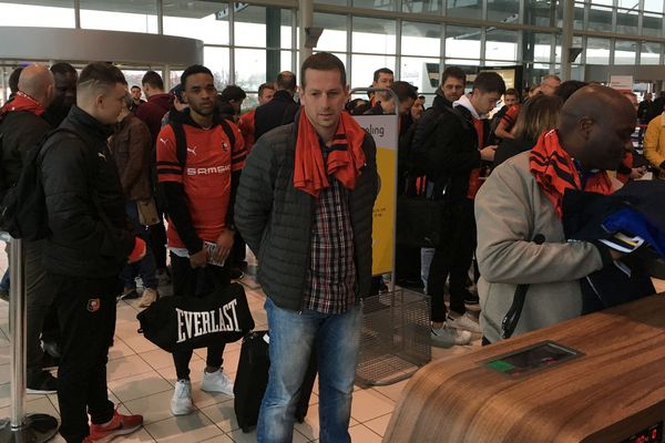 Stade rennais en direction de Séville pour le match retour ligue Europa