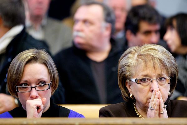 Monique Bouquignaud à l'audience