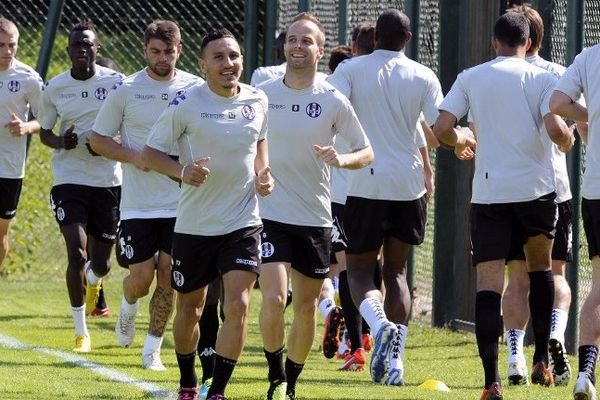 Entrainement des joueurs du TFC (archives)