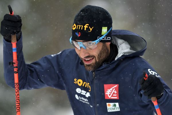 Martin Fourcade de retour en Coupe du Monde à Ostersund en Suède après son échec aux championnats du monde de mars 2019.

