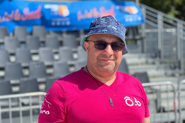 Le capitaine de l'équipe Messonnier lors de La Marseillaise à pétanque, lundi 1er juillet 2024.