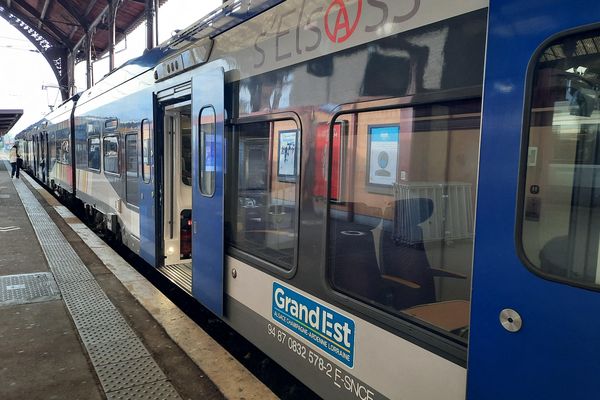 L'incident s'est produit peu après le départ du TER de la gare de Strasbourg.