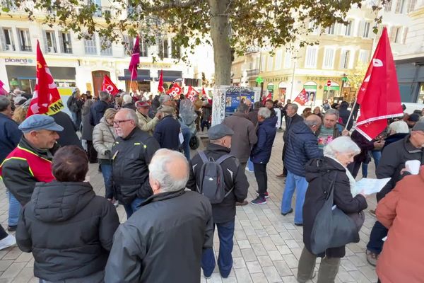 06 décembre 2022, Marseille - Manifestation contre la réforme des retraites