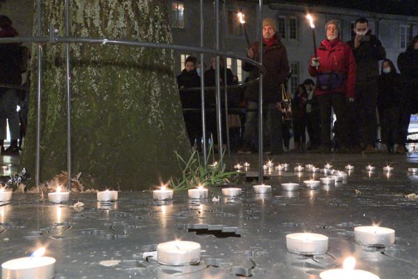 Un rassemblement contre les féminicides après un nouveau décès à Besançon. Le deuxième en moins d'un mois.