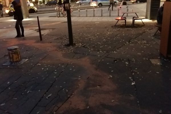 L'agression a eu lieu ce mardi au niveau du 23, rue Gabriel-Péri, à Villeurbanne.