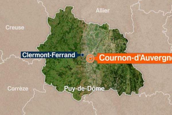 Le braquage a eu lieu vers 19 heures à Cournon-d'Auvergne.