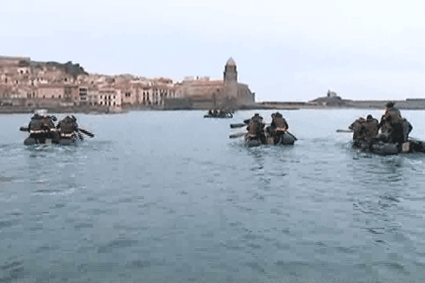 Les Dragons Catalans ont débarqué en baie de Collioure