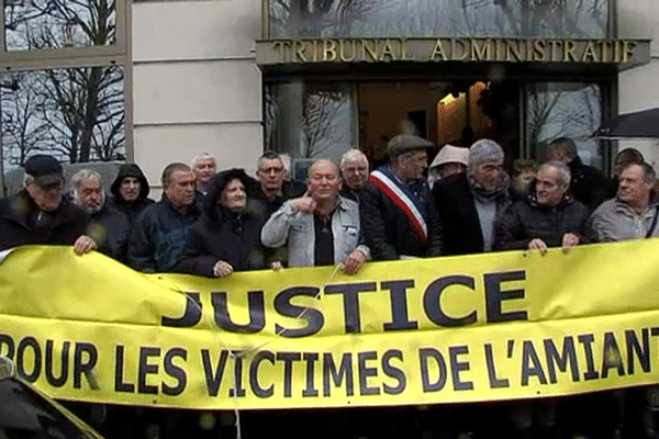 Le collectif amiante Tréfimétaux ce mardi devant le tribunal administratif de Caen