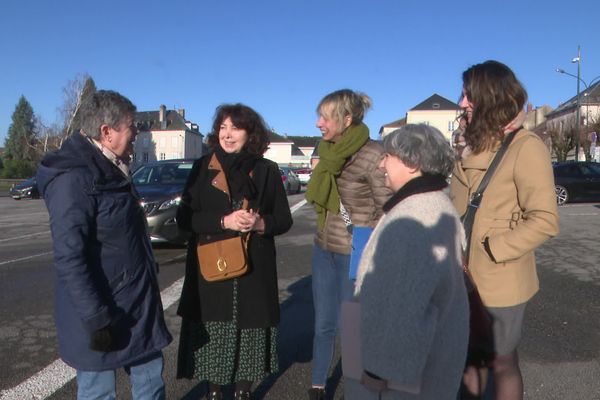 Les six élues démissionnaires à la ville de Nantiat.