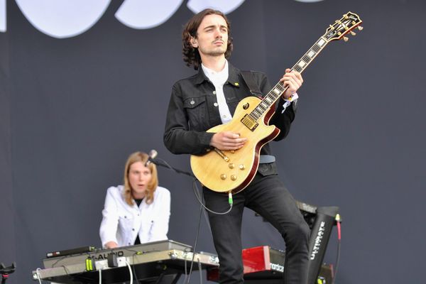 le groupe anglais "Blossom" au festival de Glastonbury