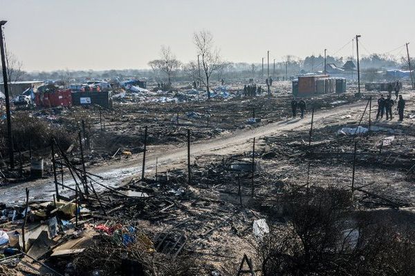 La "jungle" de Calais, le 14 mars 2016.