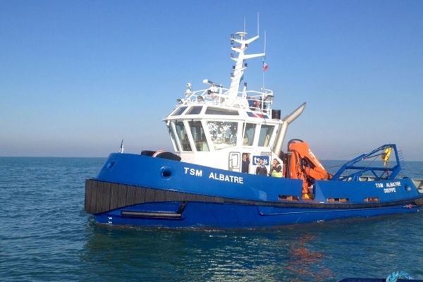 Le port de Dieppe vient de se doter d'un remorqueur toute nouvelle génération.