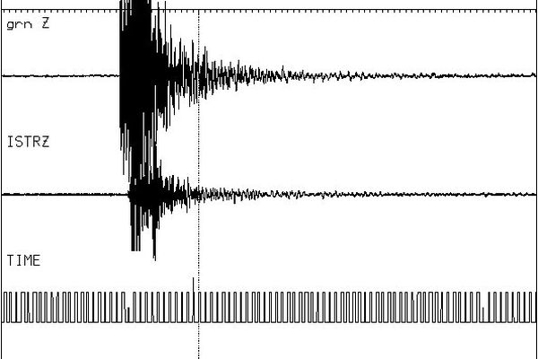 Les sismographes du réseau Sismalp ont enregistré une légère secousse à 1h18 (UTC)