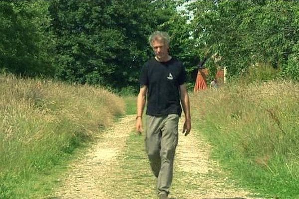 Olivier Lainé, producteur de cidre et membre de la confédération paysanne