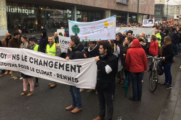 La marche pour le climat à Rennes a réuni plus de 2 000 personnes