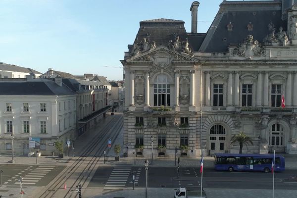 La ville de Tours vide pendant le confinement