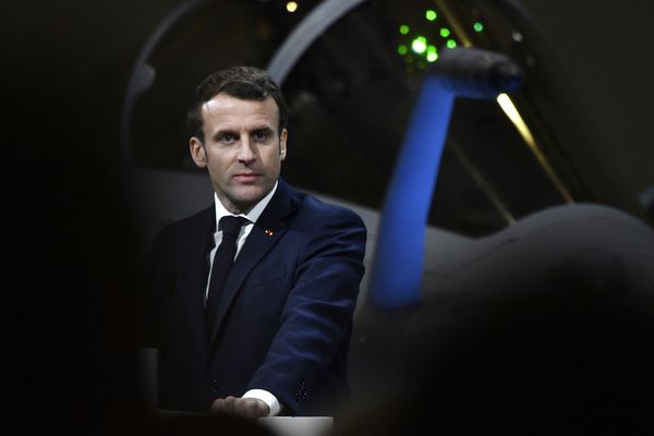 Emmanuel Macron lors des voeux aux Armées le 16 janvier 2020