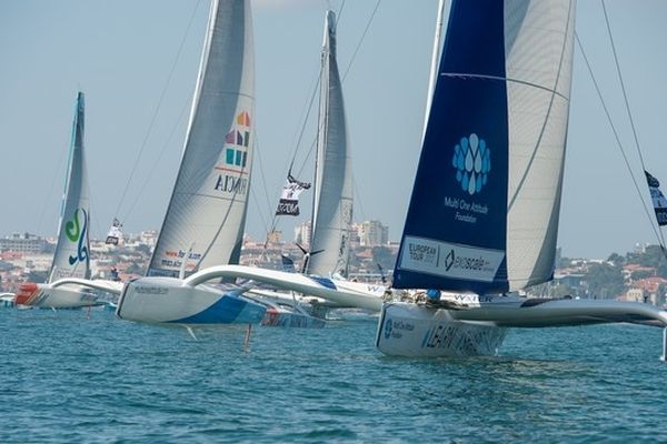 La flotte au départ de Cascais jeudi 20 septembre 2012