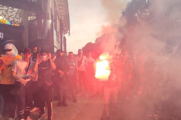 Des incidents avaient éclaté entre supporters en marge de la rencontre entre l'OM et l'Eintracht Francfort en Ligue des champions, le 13 septembre 2022.