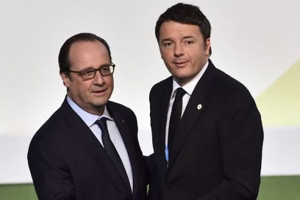 François Hollande et Matteo Renzi