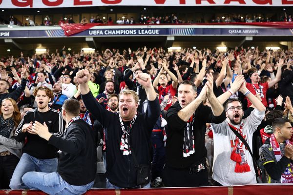 Les supporters lillois.