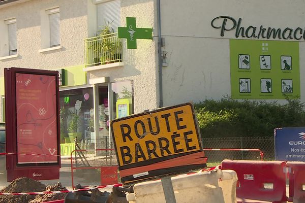 La pharmacie du Bas-Chamiers perturbée par les travaux