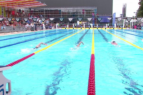 Le bassin nordique de la piscine de la Ganterie de Poitiers accueille près de 800 nageurs toute la semaine.