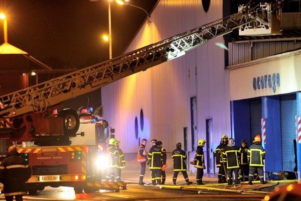 Incendie à la CME à Boulogne-sur-mer.