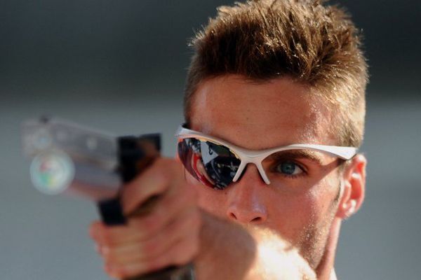 Valentin Belaud (ici en 2014) a été sacré le 28 mai 2016 champion du monde de pentathlon moderne à Moscou