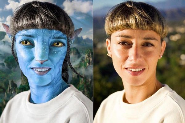 Léa Catania en doublure dans la peau d'un personnage d'Avatar 2