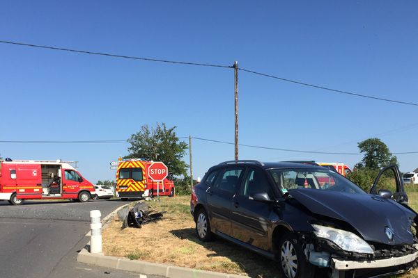 Accident de la route en Haute-Vienne. 