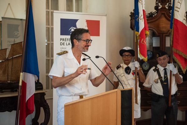 Jérôme Filippini à la Préfecture de Saint-Denis, à la Réunion, le 9 juillet 2024.