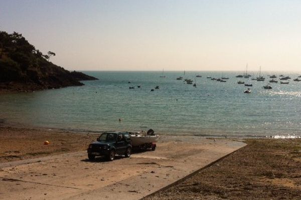 La plage de Port-Picain à Cancale (35)