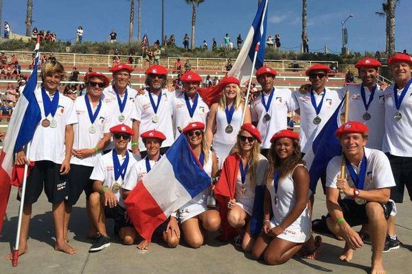 L'équipe de France Juniors de surf