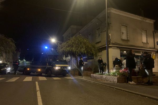 La rue Gambetta à Sablé-sur-Sarthe où la jeune disparue a été retrouvée