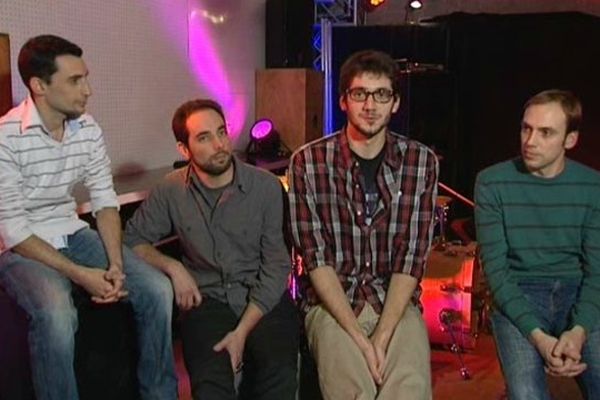 Tof, Vincent, Vivien et Pascal du groupe « un p'tit air de Rien »