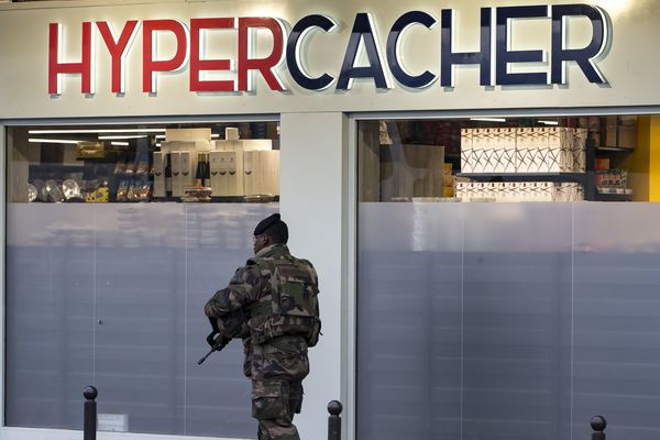 L'épicerie Hyper Cacher, le 5 janvier 2016.