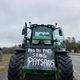 Les agriculteurs se sont rassemblés en de nombreux points du territoire, comme ici au nord de Bourges