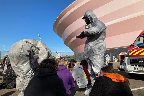 L'exercice a réuni 500 personnes, dont une centaine de figurants.