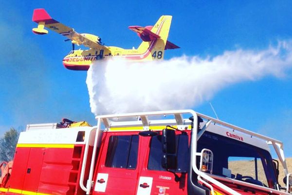 Les pompiers du Gard craignent de nouveaux départs de feux - 28 octobre 2017.