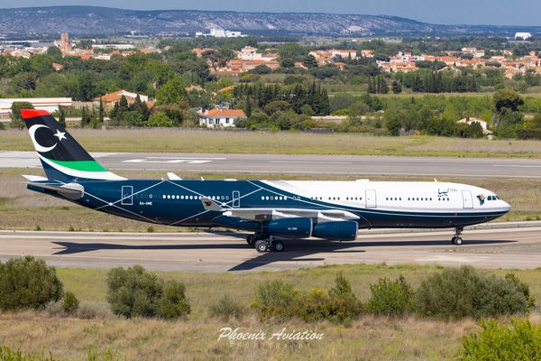 L'ancien avion présidentiel de Mouammar Kadhafi est stocké à l'aéroport de Perpignan-Rivesaltes depuis 2014.