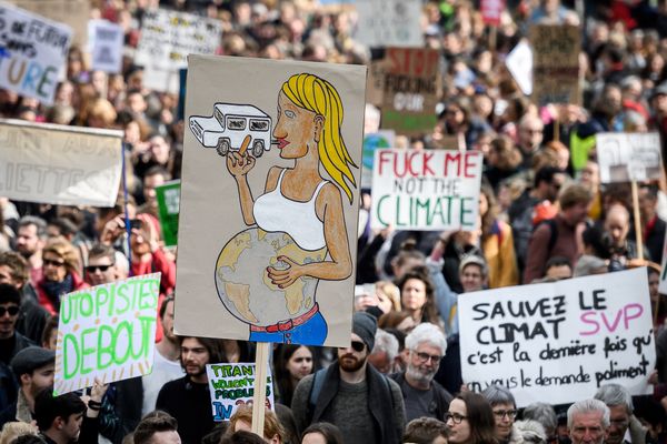 Les manifestants étaient plus d'un millier à Genève.