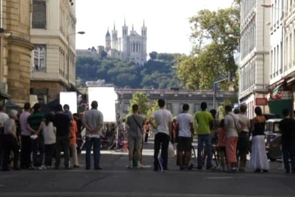 Lors du tournage- Eté 2012 à Lyon