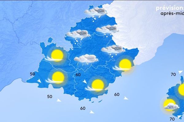 La neige devrait revenir sur les sommets l'après-midi.